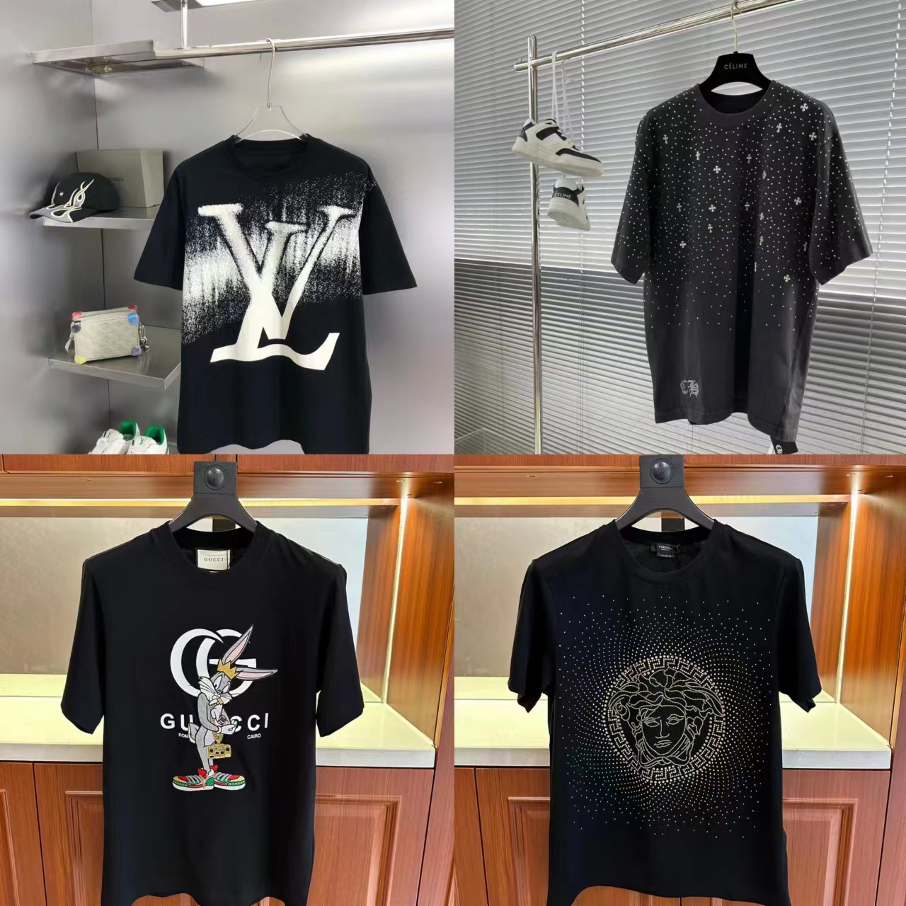  廣州潮牌頂級(jí)復(fù)刻【男/女】服裝鞋子皮帶包包微信檔口(圖4)